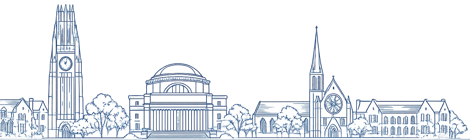 Ivy League campus skyline